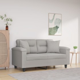 Cojines decorativos 2 uds tela microfibra gris claro 40x40 cm de vidaXL, Cojines - Ref: Foro24-349496, Precio: 19,65 €, Descu...