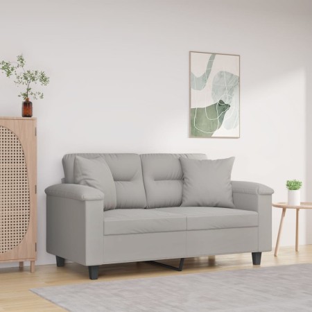 Cojines decorativos 2 uds tela microfibra gris claro 40x40 cm de vidaXL, Cojines - Ref: Foro24-349496, Precio: 19,65 €, Descu...