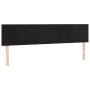 Cabecero con LED de terciopelo negro 200x5x78/88 cm de vidaXL, Cabeceros y pies de cama - Ref: Foro24-3121680, Precio: 79,10 ...