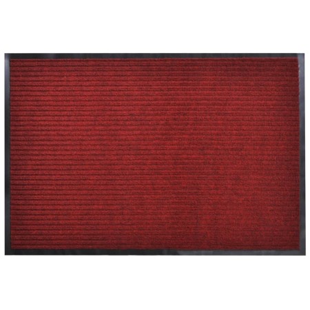 Alfombra de entrada de PVC roja, 90 x 120 cm de vidaXL, Felpudos - Ref: Foro24-241270, Precio: 30,07 €, Descuento: %