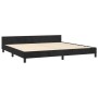 Estructura de cama con cabecero de terciopelo negro 200x200 cm de vidaXL, Camas y somieres - Ref: Foro24-3125777, Precio: 247...