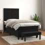 Cama box spring con colchón terciopelo negro 100x200 cm de vidaXL, Camas y somieres - Ref: Foro24-3137829, Precio: 373,53 €, ...