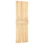 Puerta corredera con herrajes madera maciza de pino 70x210 cm en Puertas | Comprar online en Foru.es