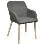 Sillas de comedor 2 uds tela gris claro y madera maciza roble de vidaXL, Sillas de comedor - Ref: Foro24-241156, Precio: 227,...
