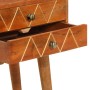 Mesita de noche de madera maciza de mango 43x30x58 cm de vidaXL, Mesitas de noche - Ref: Foro24-285853, Precio: 84,39 €, Desc...