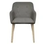 Sillas de comedor 2 uds tela gris claro y madera maciza roble de vidaXL, Sillas de comedor - Ref: Foro24-241156, Precio: 227,...
