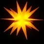 LED Christmas lamp and yellow folding ground stake 57 cm by vidaXL, Christmas lights - Ref: Foro24-356192, Price: 37,40 €, Di...