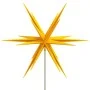 LED Christmas lamp and yellow folding ground stake 57 cm by vidaXL, Christmas lights - Ref: Foro24-356192, Price: 37,40 €, Di...