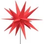 Lámpara de Navidad con LED y estaca tierra plegable roja 57 cm de vidaXL, Luces de Navidad - Ref: Foro24-356190, Precio: 37,4...