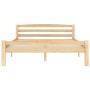 Estructura de cama de madera de pino maciza 140x200 cm de vidaXL, Camas y somieres - Ref: Foro24-322064, Precio: 122,97 €, De...