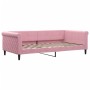 Sofá cama nido terciopelo rosa 100x200 cm de vidaXL, Camas y somieres - Ref: Foro24-3197781, Precio: 265,00 €, Descuento: %