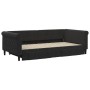 Sofá cama nido con cajones terciopelo negro 100x200 cm de vidaXL, Camas y somieres - Ref: Foro24-3197830, Precio: 335,91 €, D...