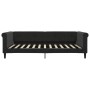Sofá cama nido con cajones terciopelo negro 100x200 cm de vidaXL, Camas y somieres - Ref: Foro24-3197830, Precio: 335,91 €, D...