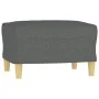 Juego de sofás con cojines 3 piezas tela gris oscuro de vidaXL, Sofás - Ref: Foro24-3201283, Precio: 448,44 €, Descuento: %