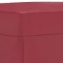 Juego de sofás con cojines 3 piezas cuero sintético rojo tinto de vidaXL, Sofás - Ref: Foro24-3201386, Precio: 502,86 €, Desc...