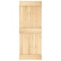 Puerta corredera con herrajes madera maciza de pino 80x210 cm en Puertas | Comprar online en Foru.es