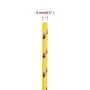 Cuerda de barco polipropileno amarillo 8 mm 100 m de vidaXL, Sogas y cuerdas metálicas - Ref: Foro24-152609, Precio: 27,16 €,...