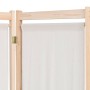 Biombo divisor 5 paneles de tela crema 200x170x4 cm de vidaXL, Divisores de ambientes - Ref: Foro24-247106, Precio: 82,17 €, ...