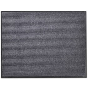 Alfombra felpudo PVC gris 90x60 cm de vidaXL, Felpudos - Ref: Foro24-241274, Precio: 25,68 €, Descuento: %