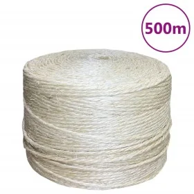 100 % Sisalseil 4 mm 500 m von vidaXL, Seile und Metallschnüre - Ref: Foro24-155011, Preis: 66,05 €, Rabatt: %