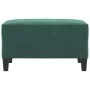 Reposapiés de terciopelo verde oscuro 70x55x41 cm de vidaXL, Otomanas - Ref: Foro24-349319, Precio: 58,47 €, Descuento: %