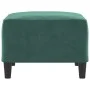 Reposapiés de terciopelo verde oscuro 70x55x41 cm de vidaXL, Otomanas - Ref: Foro24-349319, Precio: 58,47 €, Descuento: %