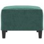 Reposapiés de terciopelo verde oscuro 70x55x41 cm de vidaXL, Otomanas - Ref: Foro24-349319, Precio: 72,99 €, Descuento: %