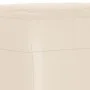 Reposapiés tela de microfibra beige 60x50x41 cm de vidaXL, Otomanas - Ref: Foro24-349346, Precio: 55,25 €, Descuento: %