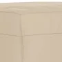 Reposapiés tela de microfibra color crema 70x55x41 cm de vidaXL, Otomanas - Ref: Foro24-349365, Precio: 61,86 €, Descuento: %