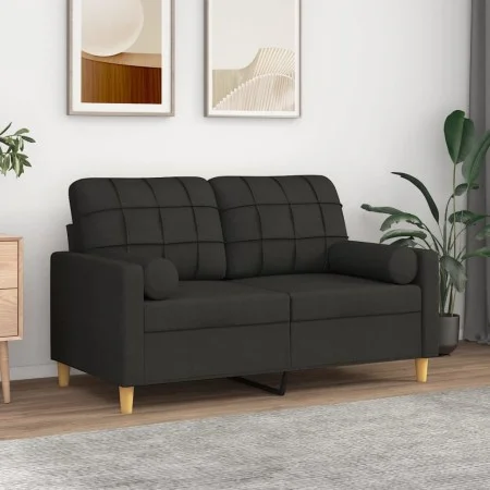 Cojines decorativos 2 uds tela negro 15x50 cm de vidaXL, Cojines - Ref: Foro24-349505, Precio: 26,69 €, Descuento: %