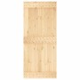 Puerta corredera con herrajes madera maciza de pino 90x210 cm en Puertas | Comprar online en Foru.es