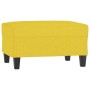 Reposapiés de tela amarillo claro 70x55x41 cm de vidaXL, Otomanas - Ref: Foro24-349352, Precio: 59,64 €, Descuento: %