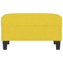 Reposapiés de tela amarillo claro 70x55x41 cm de vidaXL, Otomanas - Ref: Foro24-349352, Precio: 59,64 €, Descuento: %