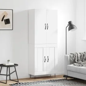 Aparador alto madera contrachapada blanco 69,5x34x180 cm de vidaXL, Aparadores - Ref: Foro24-3198073, Precio: 172,80 €, Descu...