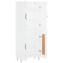 Aparador alto madera contrachapada blanco 69,5x34x180 cm de vidaXL, Aparadores - Ref: Foro24-3198073, Precio: 175,47 €, Descu...