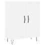 Aparador alto madera contrachapada blanco 69,5x34x180 cm de vidaXL, Aparadores - Ref: Foro24-3198073, Precio: 175,47 €, Descu...
