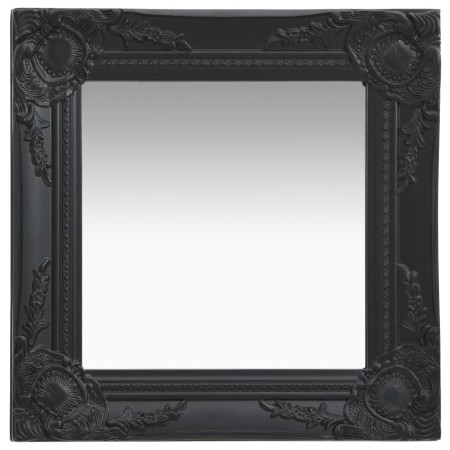 Espejo de pared estilo barroco negro 40x40 cm en Espejos | Comprar online en Foru.es