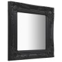 Espejo de pared estilo barroco negro 40x40 cm en Espejos | Comprar online en Foru.es