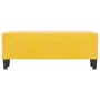 Banco de terciopelo amarillo 100x35x41 cm de vidaXL, Bancos - Ref: Foro24-349427, Precio: 62,12 €, Descuento: %