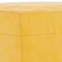 Banco de terciopelo amarillo 100x35x41 cm de vidaXL, Bancos - Ref: Foro24-349427, Precio: 62,12 €, Descuento: %