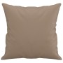 Cojines decorativos 2 uds cuero sintético capuchino 40x40 cm de vidaXL, Cojines - Ref: Foro24-349484, Precio: 29,03 €, Descue...