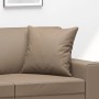 Cojines decorativos 2 uds cuero sintético capuchino 40x40 cm de vidaXL, Cojines - Ref: Foro24-349484, Precio: 29,03 €, Descue...