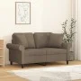 Cojines decorativos 2 uds tela gris taupe 40x40 cm de vidaXL, Cojines - Ref: Foro24-349478, Precio: 19,05 €, Descuento: %