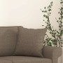 Cojines decorativos 2 uds tela gris taupe 40x40 cm de vidaXL, Cojines - Ref: Foro24-349478, Precio: 19,37 €, Descuento: %
