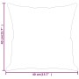 Cojines decorativos 2 uds terciopelo marrón 40x40 cm de vidaXL, Cojines - Ref: Foro24-349492, Precio: 20,33 €, Descuento: %