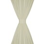 2 cortinas micro-satinadas con trabillas 140 x 175 cm de vidaXL, Cortinas y visillos - Ref: Foro24-130356, Precio: 29,80 €, D...