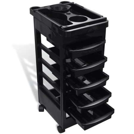 Carrito de plástico con ruedas para peluquerías de vidaXL, Cuidado capilar - Ref: Foro24-110104, Precio: 73,77 €, Descuento: %