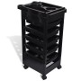 Carrito de plástico con ruedas para peluquerías de vidaXL, Cuidado capilar - Ref: Foro24-110104, Precio: 73,77 €, Descuento: %