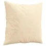 Cojines decorativos 2 uds tela crema 40x40 cm de vidaXL, Cojines - Ref: Foro24-349473, Precio: 18,66 €, Descuento: %