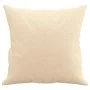 Cojines decorativos 2 uds tela crema 40x40 cm de vidaXL, Cojines - Ref: Foro24-349473, Precio: 18,66 €, Descuento: %